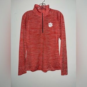 Lightweight Quarter Zip Clemson Pullover